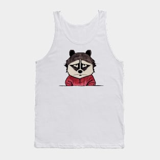 Bored Raccoon Tank Top